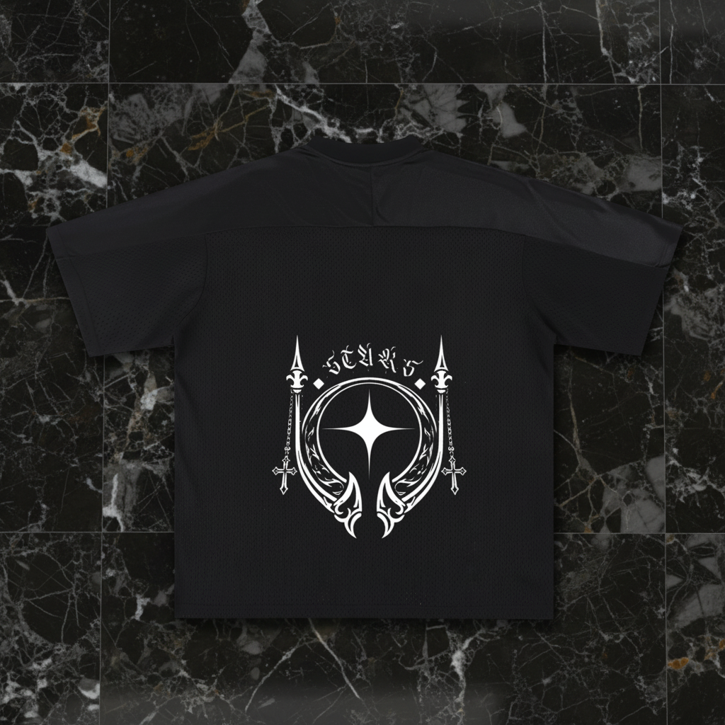 Star Vale Mesh V-Neck Soccer Jersey